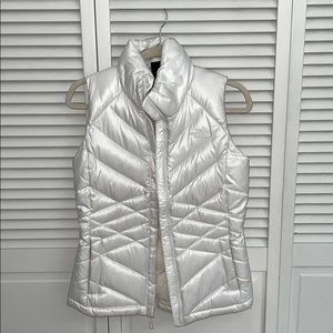 White Northface Vest